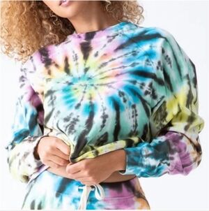 Electric & Rose Ronan Tie-Dye Pullover Sweatshirt Size S